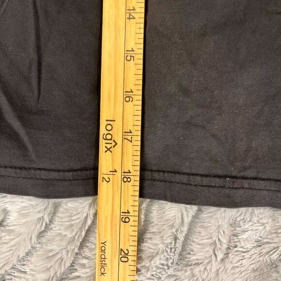 Surf Style Shirt Boys 14/16 Black Ft Lauderdale Palm Tree Sunset Graphic Tee Cot - Picture 5 of 5